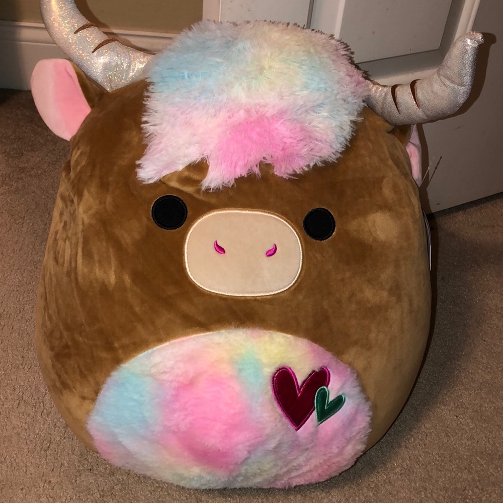 20 inch Candela the Cow Valentines Squishmallow